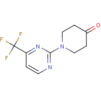 1-[4-(Trifluoromethyl)pyrimidin-2-yl]piperidin-4-one