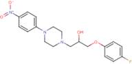 1-(4-Fluorophenoxy)-3-[4-(4-nitrophenyl)piperazin-1-yl]propan-2-ol