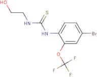 N-[4-Bromo-2-(trifluoromethoxy)phenyl]-N'-(2-hydroxyethyl)thiourea