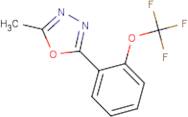 2-Methyl-5-[2-(trifluoromethoxy)phenyl]-1,3,4-oxadiazole