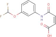 (2Z)-4-{[3-(Difluoromethoxy)phenyl]amino}-4-oxobut-2-enoic acid