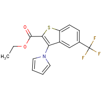 Ethyl 3-(1H-pyrrol-1-yl)-5-(trifluoromethyl)-1-benzothiophene-2-carboxylate