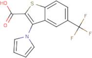 3-(1H-Pyrrol-1-yl)-5-(trifluoromethyl)-1-benzothiophene-2-carboxylic acid