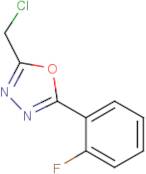 2-(Chloromethyl)-5-(2-fluorophenyl)-1,3,4-oxadiazole