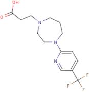 3-{4-[5-(Trifluoromethyl)pyridin-2-yl]homopiperazin-1-yl}propanoic acid