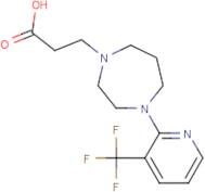 3-{4-[3-(Trifluoromethyl)pyridin-2-yl]homopiperazin-1-yl}propanoic acid