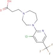 3-{4-[3-Chloro-5-(trifluoromethyl)pyridin-2-yl]homopiperazin-1-yl}propanoic acid