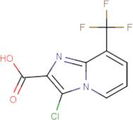 3-Chloro-8-(trifluoromethyl)imidazo[1,2-a]pyridine-2-carboxylic acid