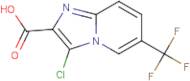 3-Chloro-6-(trifluoromethyl)imidazo[1,2-a]pyridine-2-carboxylic acid