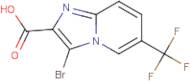 3-Bromo-6-(trifluoromethyl)imidazo[1,2-a]pyridine-2-carboxylic acid