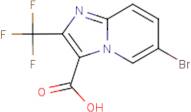 6-Bromo-2-(trifluoromethyl)imidazo[1,2-a]pyridine-3-carboxylic acid