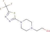 2-{4-[5-(Trifluoromethyl)-1,3,4-thiadiazol-2-yl]piperazin-1-yl}ethanol