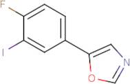 5-(4-Fluoro-3-iodophenyl)-1,3-oxazole