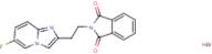 2-[2-(6-Fluoroimidazo[1,2-a]pyridin-2-yl)ethyl]-1H-isoindole-1,3(2H)-dione hydrobromide