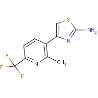 4-[2-Methyl-6-(trifluoromethyl)pyridin-3-yl]-1,3-thiazol-2-amine