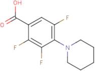 2,3,5-Trifluoro-4-piperidin-1-ylbenzoic acid