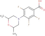 4-(2,6-Dimethylmorpholin-4-yl)-2,3,5-trifluorobenzoic acid