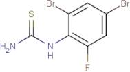 N-(2,4-Dibromo-6-fluorophenyl)thiourea