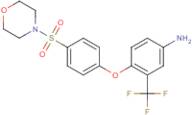 4-[4-(Morpholin-4-ylsulfonyl)phenoxy]-3-(trifluoromethyl)aniline