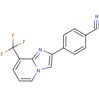 4-[8-(Trifluoromethyl)imidazo[1,2-a]pyridin-2-yl]benzonitrile