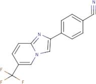 4-[6-(Trifluoromethyl)imidazo[1,2-a]pyridin-2-yl]benzonitrile