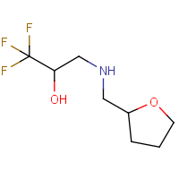 1,1,1-Trifluoro-3-[(tetrahydrofuran-2-ylmethyl)amino]propan-2-ol