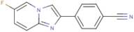4-(6-Fluoroimidazo[1,2-a]pyridin-2-yl)benzonitrile