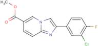 Methyl 2-(3-chloro-4-fluorophenyl)imidazo[1,2-a]pyridine-6-carboxylate