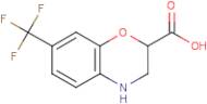 7-(Trifluoromethyl)-3,4-dihydro-2H-1,4-benzoxazine-2-carboxylic acid