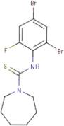 N-(2,4-Dibromo-6-fluorophenyl)azepane-1-carbothioamide