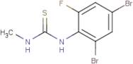 N-(2,4-Dibromo-6-fluorophenyl)-N'-methylthiourea