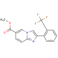 Methyl 2-[2-(trifluoromethyl)phenyl]imidazo[1,2-a]pyridine-6-carboxylate