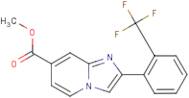 Methyl 2-[2-(trifluoromethyl)phenyl]imidazo[1,2-a]pyridine-7-carboxylate