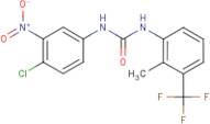 N-(4-Chloro-3-nitrophenyl)-N'-[2-methyl-3-(trifluoromethyl)phenyl]urea