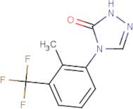 4-[2-Methyl-3-(trifluoromethyl)phenyl]-2,4-dihydro-3H-1,2,4-triazol-3-one