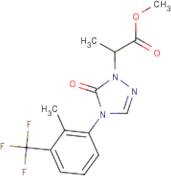 Methyl 2-{4-[2-methyl-3-(trifluoromethyl)phenyl]-5-oxo-4,5-dihydro-1H-1,2,4-triazol-1-yl}propanoate