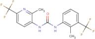 N-[2-Methyl-3-(trifluoromethyl)phenyl]-N'-[2-methyl-6-(trifluoromethyl)pyridin-3-yl]urea