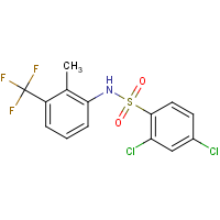 2,4-Dichloro-N-[2-methyl-3-(trifluoromethyl)phenyl]benzenesulfonamide