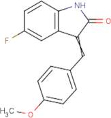 5-Fluoro-3-(4-methoxybenzylidene)-1,3-dihydro-2H-indol-2-one