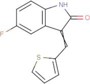 5-Fluoro-3-(thien-2-ylmethylene)-1,3-dihydro-2H-indol-2-one