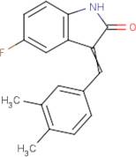 3-(3,4-Dimethylbenzylidene)-5-fluoro-1,3-dihydro-2H-indol-2-one