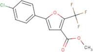 Methyl 5-(4-chlorophenyl)-2-(trifluoromethyl)-3-furoate