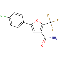 5-(4-Chlorophenyl)-2-(trifluoromethyl)-3-furamide