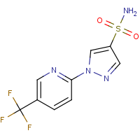 1-[5-(Trifluoromethyl)pyridin-2-yl]-1H-pyrazole-4-sulfonamide