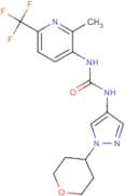 N-[2-Methyl-6-(trifluoromethyl)pyridin-3-yl]-N'-(1-tetrahydro-2H-pyran-4-yl-1H-pyrazol-4-yl)urea