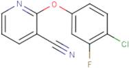 2-(4-Chloro-3-fluorophenoxy)nicotinonitrile