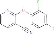 2-(2-Chloro-4-fluorophenoxy)nicotinonitrile