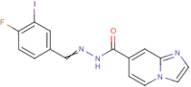 N'-[(4-Fluoro-3-iodophenyl)methylene]imidazo[1,2-a]pyridine-7-carbohydrazide