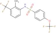 N-[2-Methyl-3-(trifluoromethyl)phenyl]-4-(trifluoromethoxy)benzenesulfonamide