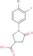 1-(4-Bromo-3-fluorophenyl)-5-oxopyrrolidine-3-carboxylic acid